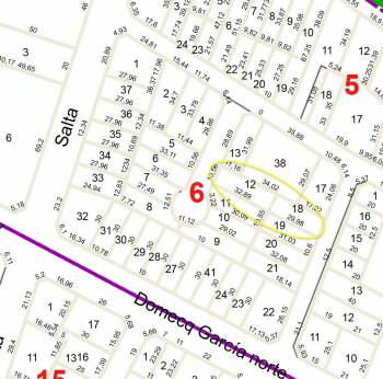 Plano del inmueble 100
